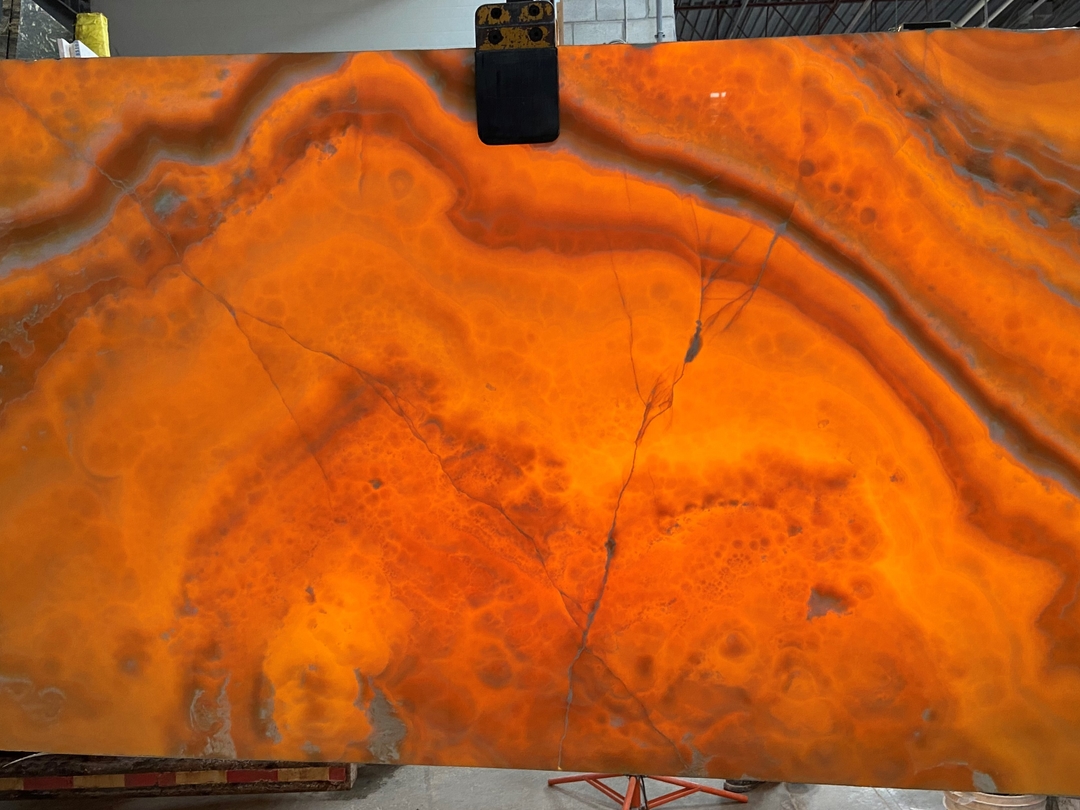 Orange Onyx - Dark Orange Onyx