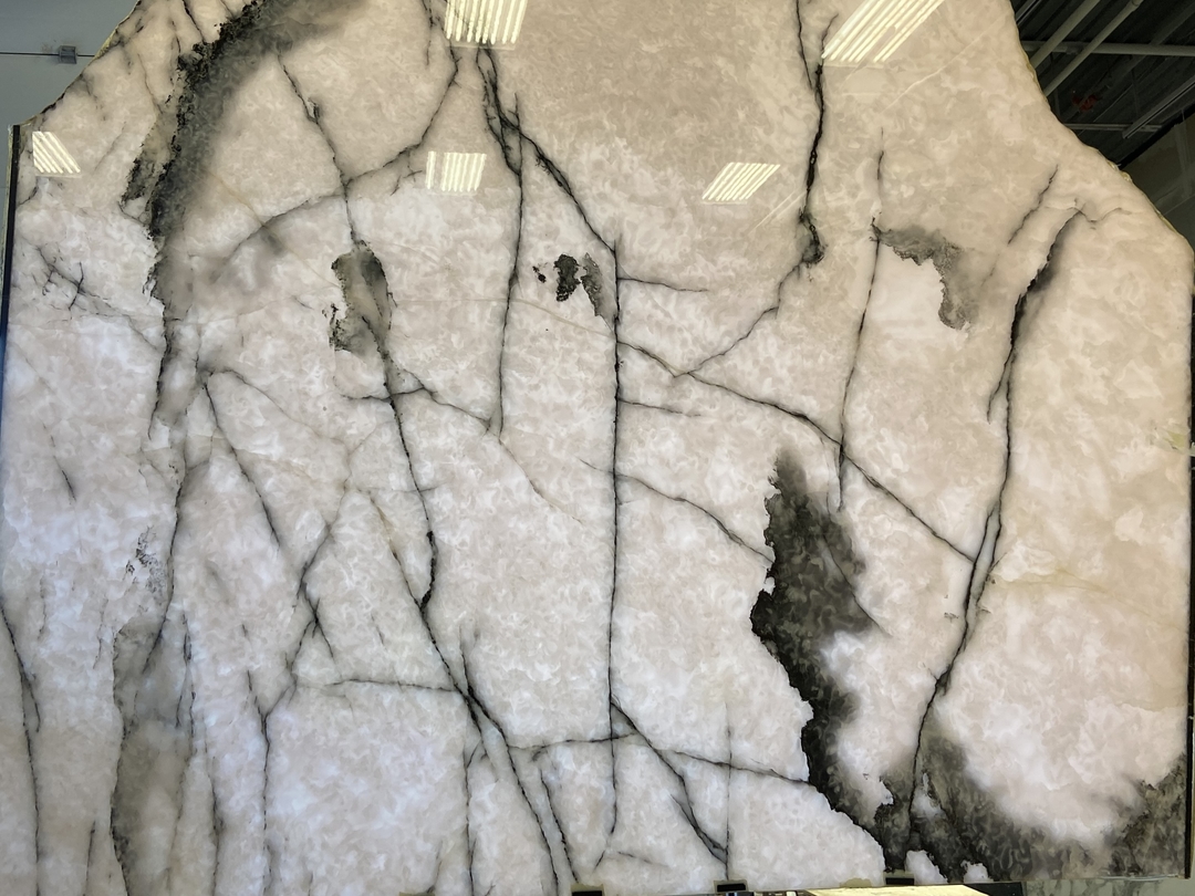 Pink Spider Onyx - Pink with Black veins