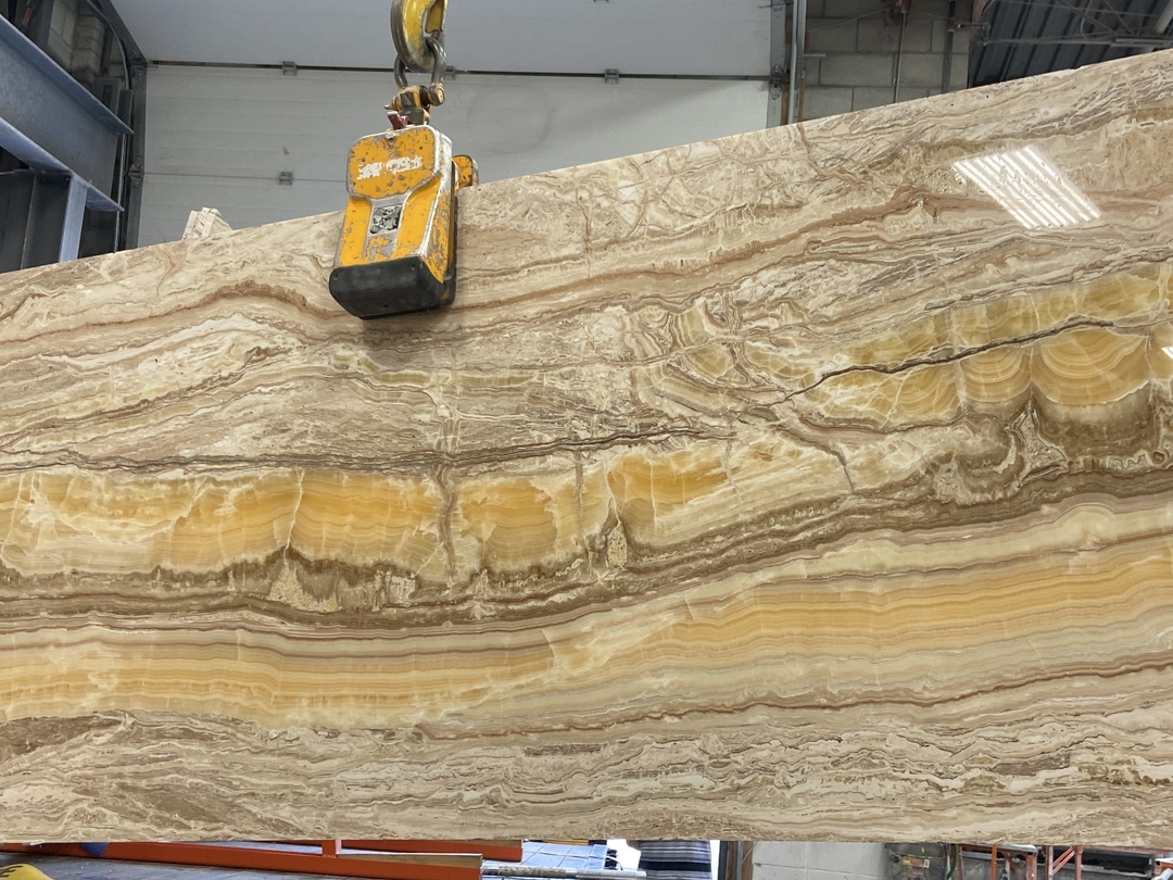 TraverOnyx - Combination of Travertine & Honey Onyx